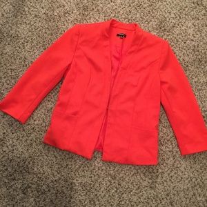 Premise Orange Blazer Jacket w/ Pockets Medium
